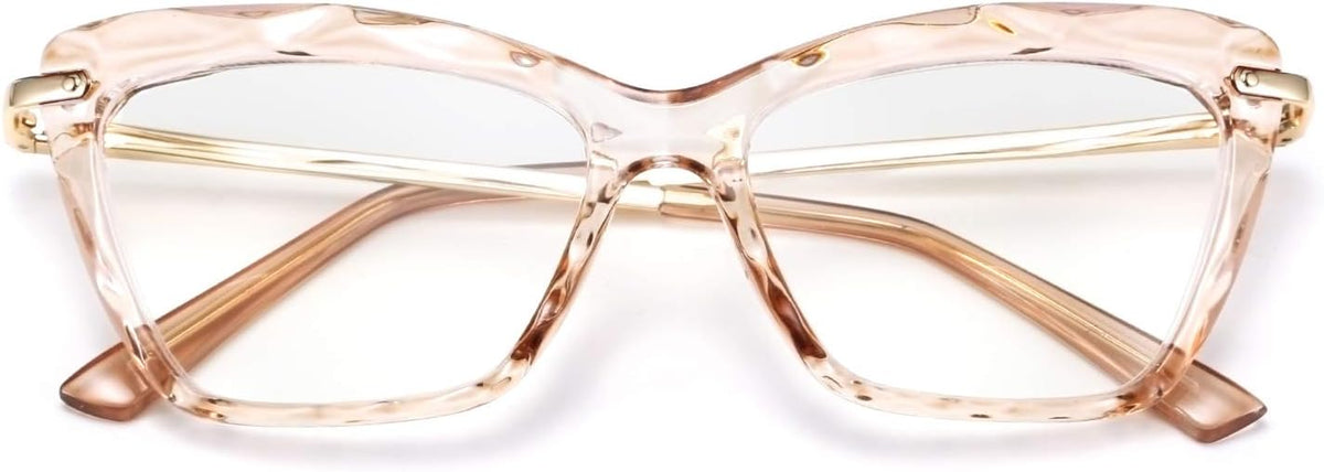 ÉÌƷͼƬ 9 | B088WVS65H | FEISEDY Crystal Cat Eye Reading Glasses Blue Light Blocking Reader Anti Eyestrain Glasses B2596 Champagne 1.75x