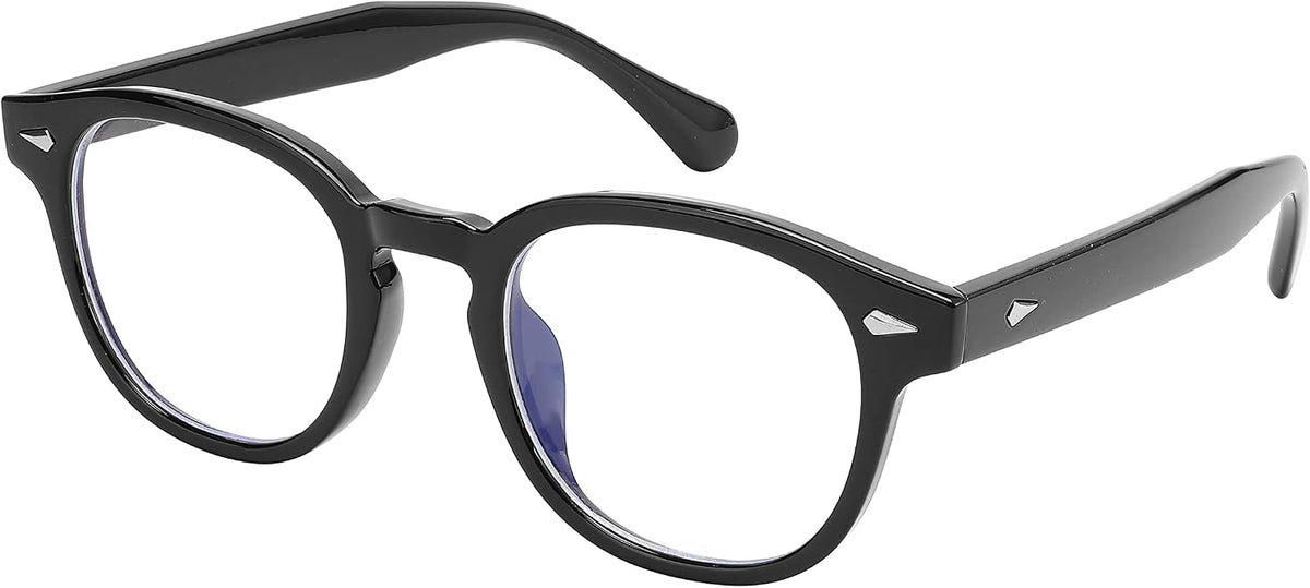 商品图片 7 | B0BRZ8QG4K | FEISEDY Retro Vintage Round Blue Light Blocking Glasses Classic Eyewear Frame for Women Men B2349