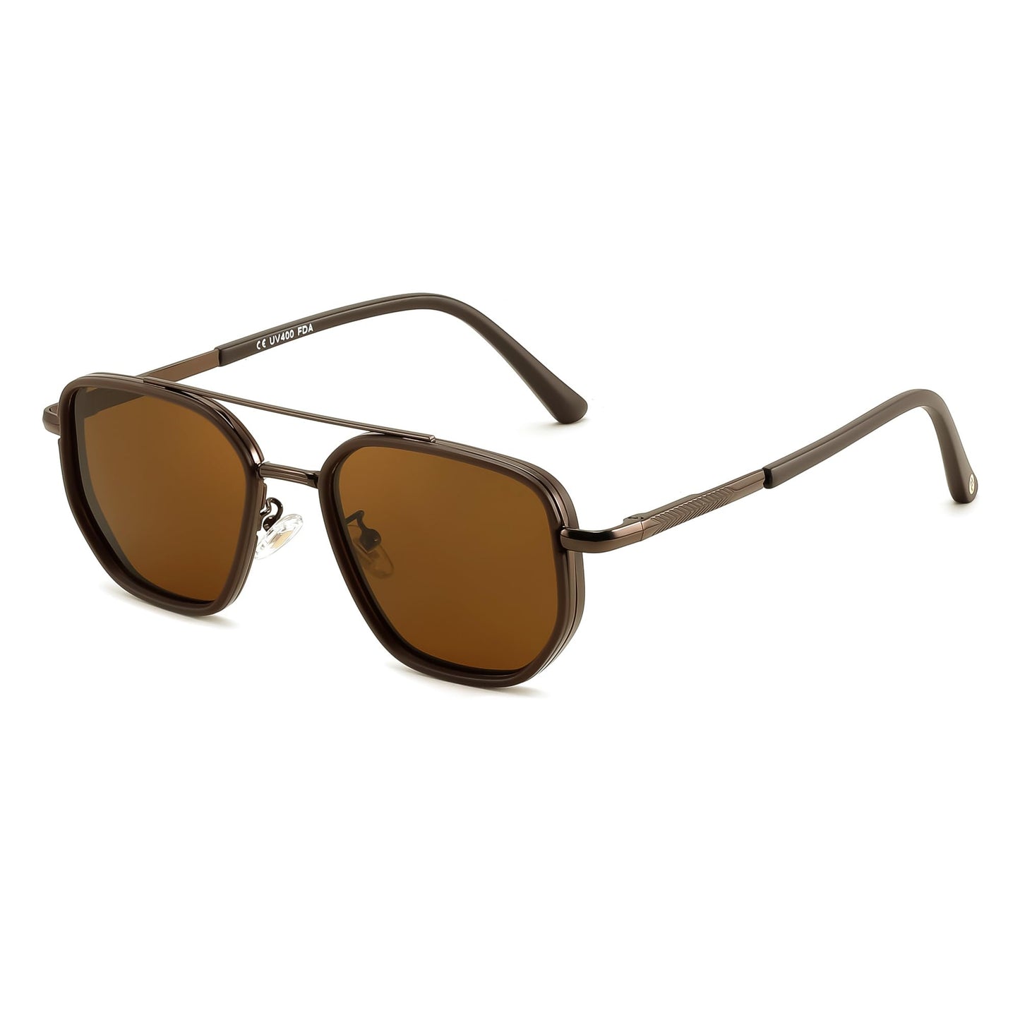 FEISEDY Polarized Aviator Sunglasses for Women Men Square TAC Lens B0329 | UV400 protection, Lightweight, Military-grade dura