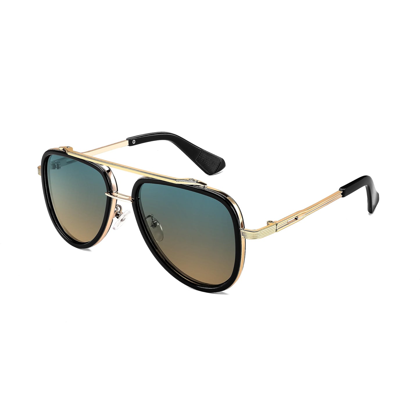 FEISEDY Aviator Sunglasses Men Women, Square Retro 70s Vintage Classic Frame, UV400 Driving Fishing Golf Hiking B0036
