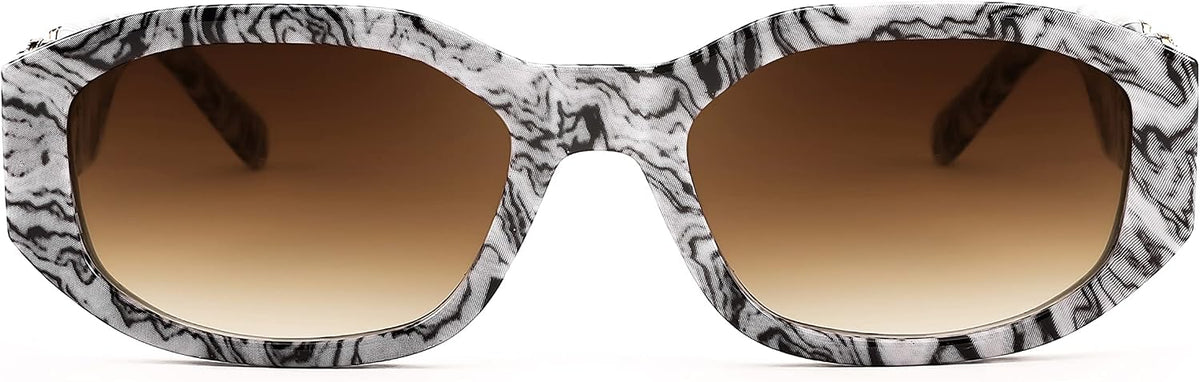 ÉÌƷͼƬ 75 | B0B5V7T75J | FEISEDY Retro Trendy Rectangle Sunglasses Women Men Narrow Shades B2322