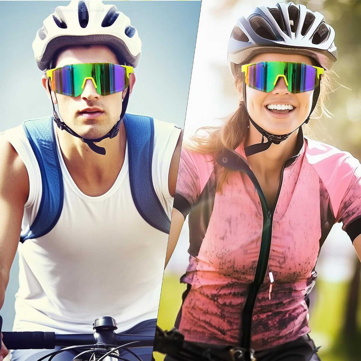 ÉÌƷͼƬ 16 | B0DTYL7JBV | FEISEDY Sports Sunglasses for Men, Women and Teens - Baseball, Biking, Cycling UV400 Protection B2388