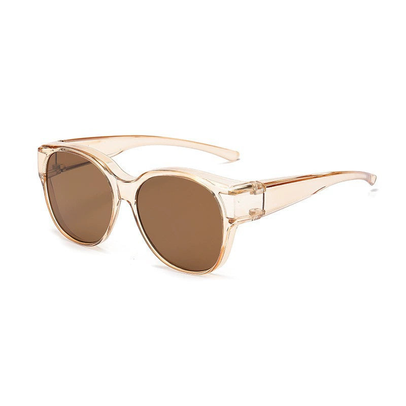 FEISEDY Fit Over Glasses Polarized Sunglasses, UV400 Protection for Driving & Outdoor Activities B0328