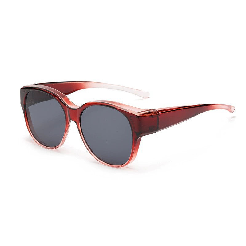FEISEDY Fit Over Glasses Polarized Sunglasses, UV400 Protection for Driving & Outdoor Activities B0328