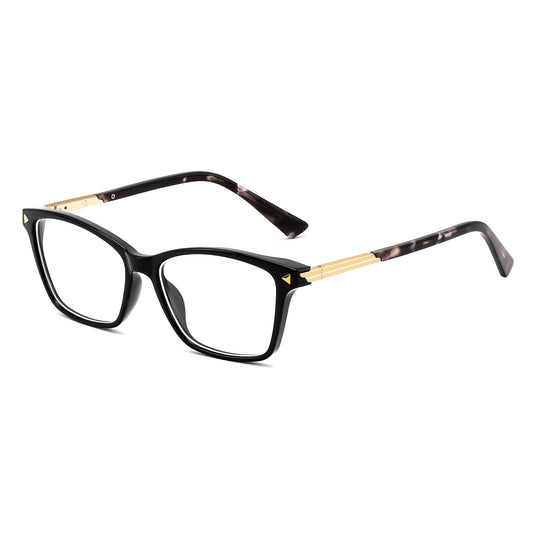 FEISEDY Anti-Blue Light Blocking Glasses with TR90, Anti Eyestrain for Women Men to TV Phone Computer and Gaming B0370