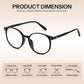 FEISEDY Photochromic Blue Light Blocking Glasses Fashion Women Men, Clear Indoors & Tinted Outdoors B1238