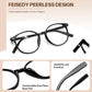 FEISEDY Photochromic Blue Light Blocking Glasses Fashion Women Men, Clear Indoors & Tinted Outdoors B1238