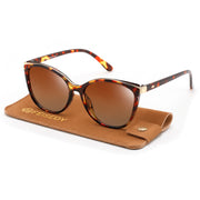 FEISEDY Cat Eye Polarized Sunglasses for Women, UV400 Protection Sunnies B0473