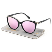 FEISEDY Cat Eye Polarized Sunglasses for Women, UV400 Protection Sunnies B0473