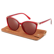 FEISEDY Cat Eye Polarized Sunglasses for Women, UV400 Protection Sunnies B0473
