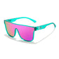 FEISEDY Fashion Flat Top Sunglasses Oversized Square Shades Women Men UV400 B2996
