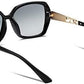 商品图片 82 | B079GT4RXH | FEISEDY Polarized Women Square Sunglasses Sparkling Composite Shiny Frame B2289