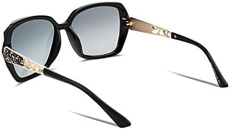 商品图片 82 | B079GT4RXH | FEISEDY Polarized Women Square Sunglasses Sparkling Composite Shiny Frame B2289