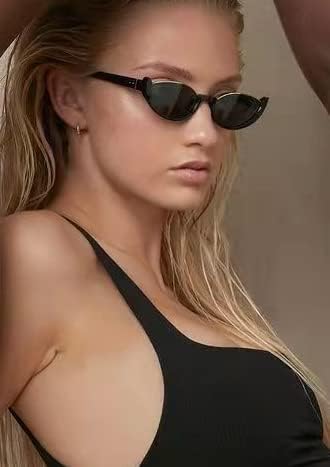 ÉÌƷͼƬ 12 | B09P86RSS8 | FEISEDY Fashion Small Cat Eye Sunglasses for Women Retro Trendy Cool Sun Glasses B2864