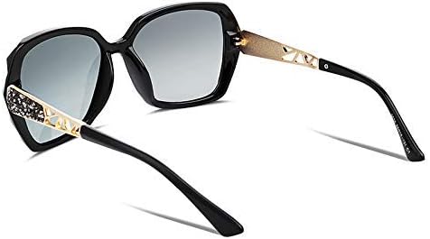 商品图片 83 | B079GT4RXH | FEISEDY Polarized Women Square Sunglasses Sparkling Composite Shiny Frame B2289