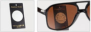 ÉÌƷͼƬ 118 | B0CB543WBD | FEISEDY Vintage Retro 70s Plastic Aviator Sunglasses Women Men Classic Large Squared Frame B2751