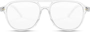 商品图片 19 | B0BYCYNXHJ | FEISEDY Lightweight Pilot Glasses Frame Blue Light Blocking Glasses Women Men Oversized Square Computer Glasses B2387
