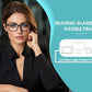 商品图片 4 | B0C76TH7N3 | FEISEDY Lightweight TR90 Flexible Titanium B Rectangle Reading Glasses Anti-Blue Light Eyeglass B0018