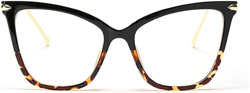 ÉÌƷͼƬ 44 | B07KK3P4KT | FEISEDY Oversized Cat Eye Glasses Frame with Clear Lenses Eyewear for Women B2460