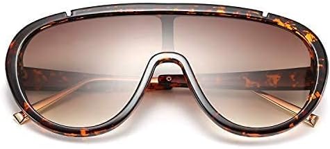 ÉÌƷͼƬ 5 | B085PPHWTZ | FEISEDY Retro Oversized Sunglasses Women Men One Piece Frame B2580