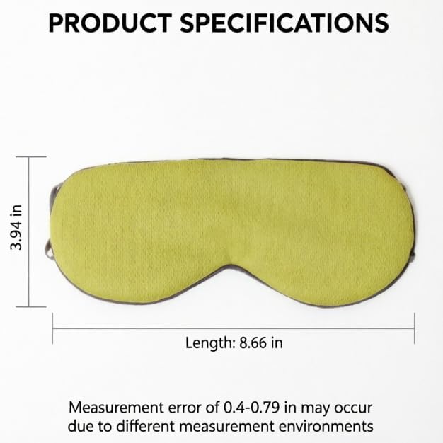 商品图片 4 | B0GV1V334G | Sleep Eye Mask for Women Men, Light Blocking Cooling Silk/Warm Mesh Soft Breathable Eye Covers with Adjustable Elastic Strap