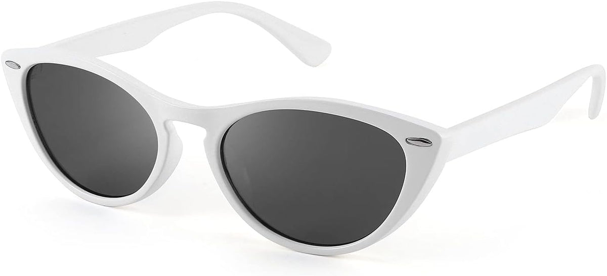 White / 54 Millimeters | B08B7QPWFV | FEISEDY Retro Cat Eye Sunglasses Women Men Vintage Small Cateye UV400 Sunglasses B2617