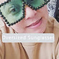 商品图片 18 | B096YZPRF2 | FEISEDY Oversized Sparkling Crystal Sunglasses Disco Diamond Flat Top Fashion Square Large Shades B2782