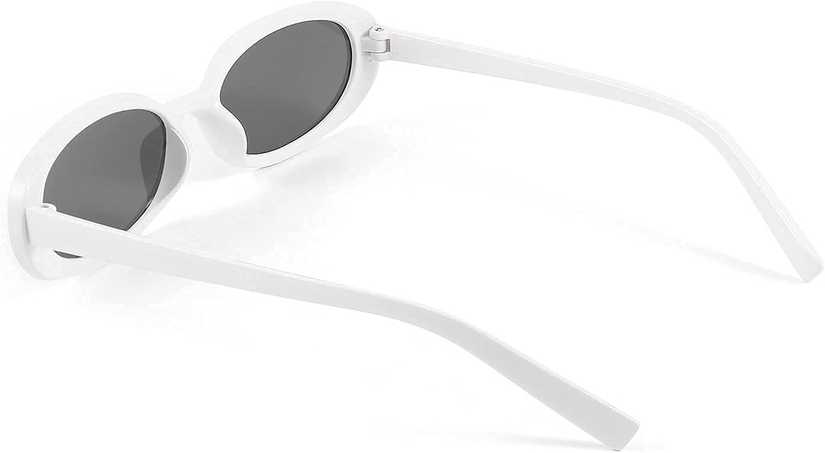 ÉÌƷͼƬ 19 | B09CPPH1XH | FEISEDY Retro 90s Oval Small Sunglasses Women Men Trendy Sunglasses Tinted Glasses B2801