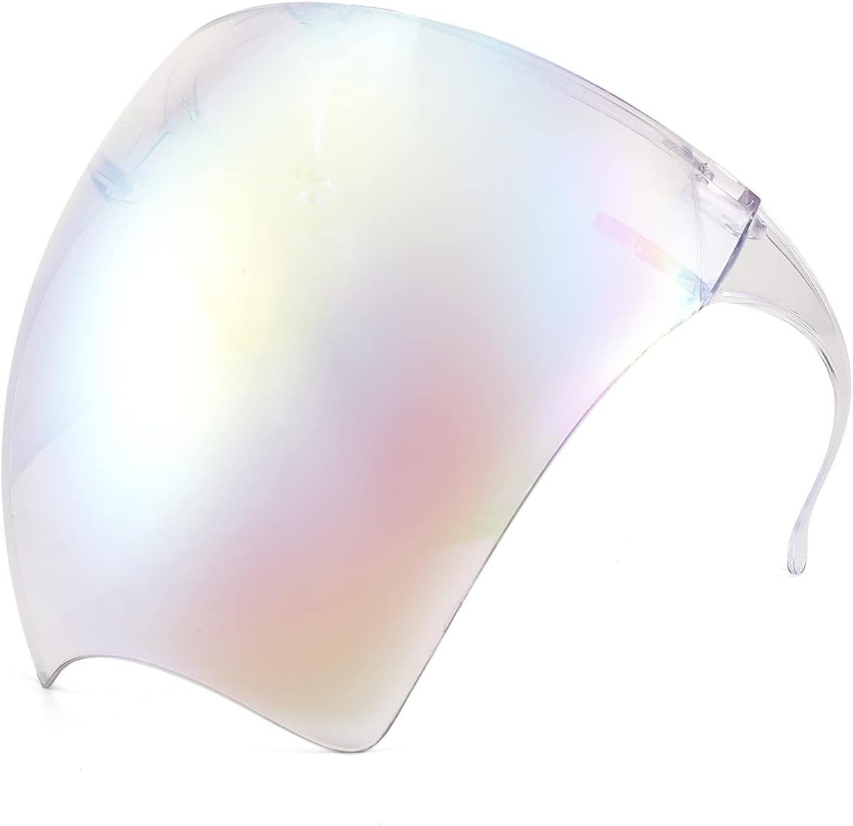 002 Clear Frame Rainbow Mirror / 160 Millimeters | B097Y3LB8R | FEISEDY Full Face Shield Sunglasses – Anti-Fog UV400 Mirror Visor