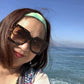商品图片 74 | B08HVPGJW5 | FEISEDY Sunglasses Womens Trendy, Oversized Square Shades, Pearl Inlay Cat Eye Frame UV400 Protection B2625