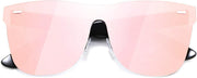 ÉÌƷͼƬ 3 | B08DY1CW9T | FEISEDY Mirrored Rimless Sunglasses One Piece Lens Reflective Sunglasses for Women Men B2647