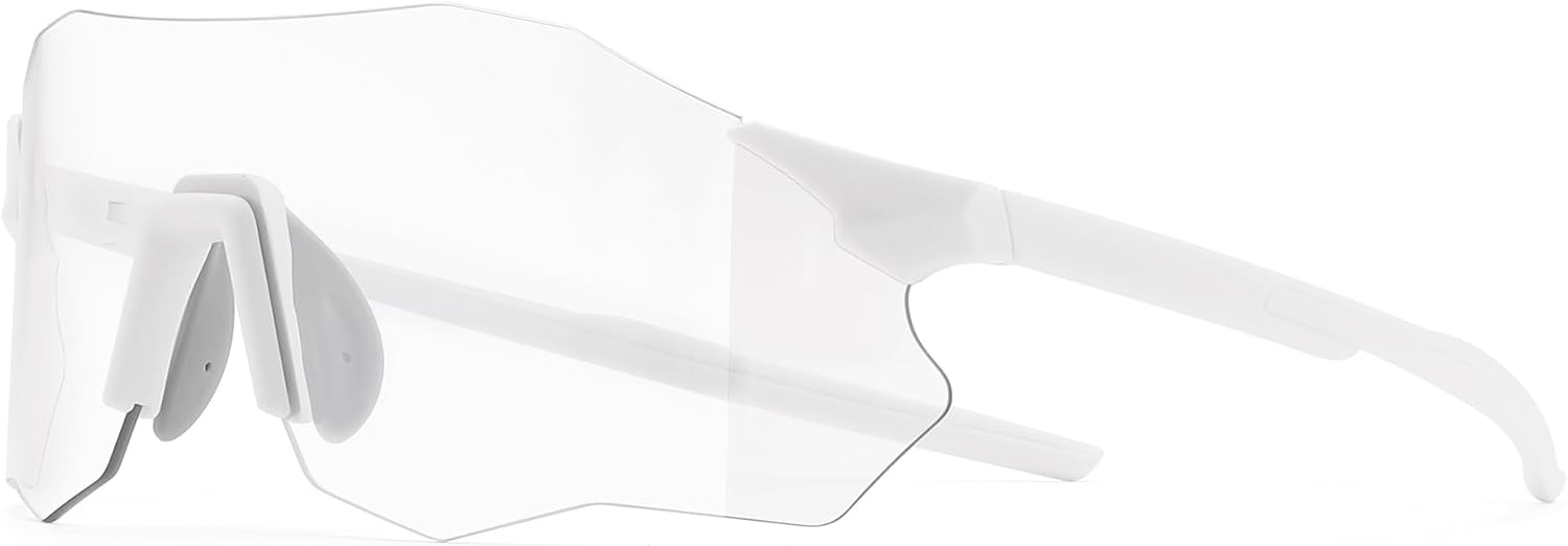 03-photochromic-grey / Large | B0FHPCC6PJ | FEISEDY Photochromic Cycling Glasses for Men Women Mountain Bike Sports Sunglasses UV Protection B0310