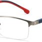 グレー / 2.5 倍率 | B0GSF37629 | [FEISEDY] ブルーライトカット老眼鏡 メンズ レディース 半框リーディンググラス 軽量メタル＋TRフレーム PC用シニアグラス UVカット おしゃれスクエア 読書・スマホ・パソコン用 B1717