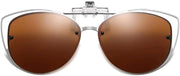 ÉÌƷͼƬ 11 | B08JBZ13MB | FEISEDY Polarized Cat Eye Flip Up Clips On Sunglasses Women Men B2670