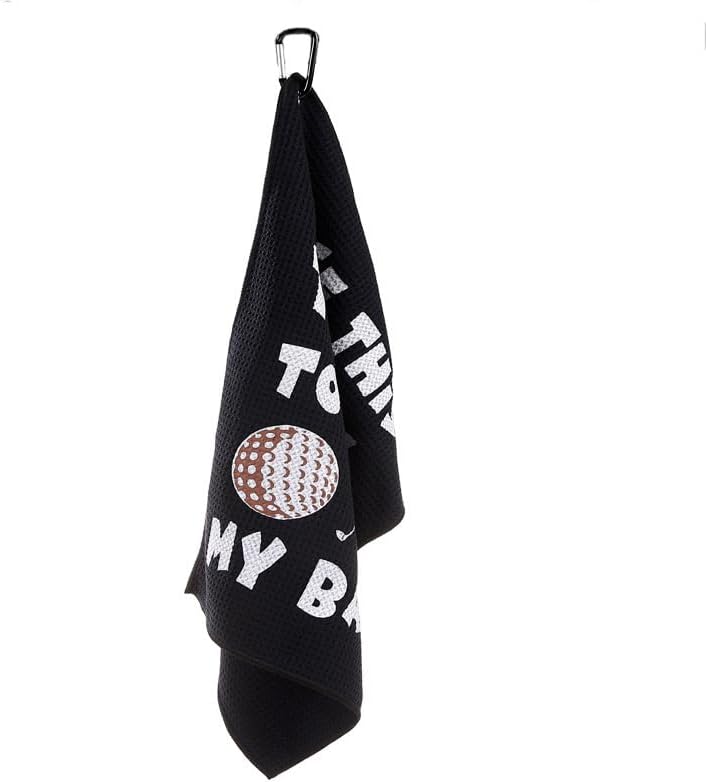 商品图片 3 | B0FDWLNVCB | Golf Towel Microfiber with Clip, Funny Cleaning Cloth for Golf Balls & Clubs, Gift for Men, Golfers, Dad