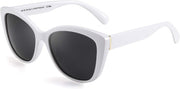 White / 56 Millimeters | B07Q4N23LD | FEISEDY Polarized Vintage Sunglasses American Womens Square Jackie O Cat Eye Sunglasses B2451