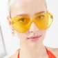 商品图片 38 | B07BLKHDRH | FEISEDY Thick Heart Sunglasses Rimless Heart Shaped Sun Glasses Women Fashion Love Glasses B2419