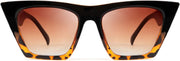 ÉÌƷͼƬ 60 | B0C5378735 | FEISEDY Vintage Square Cat Eye Sunglasses Women Trendy Cateye Sunglasses B2473