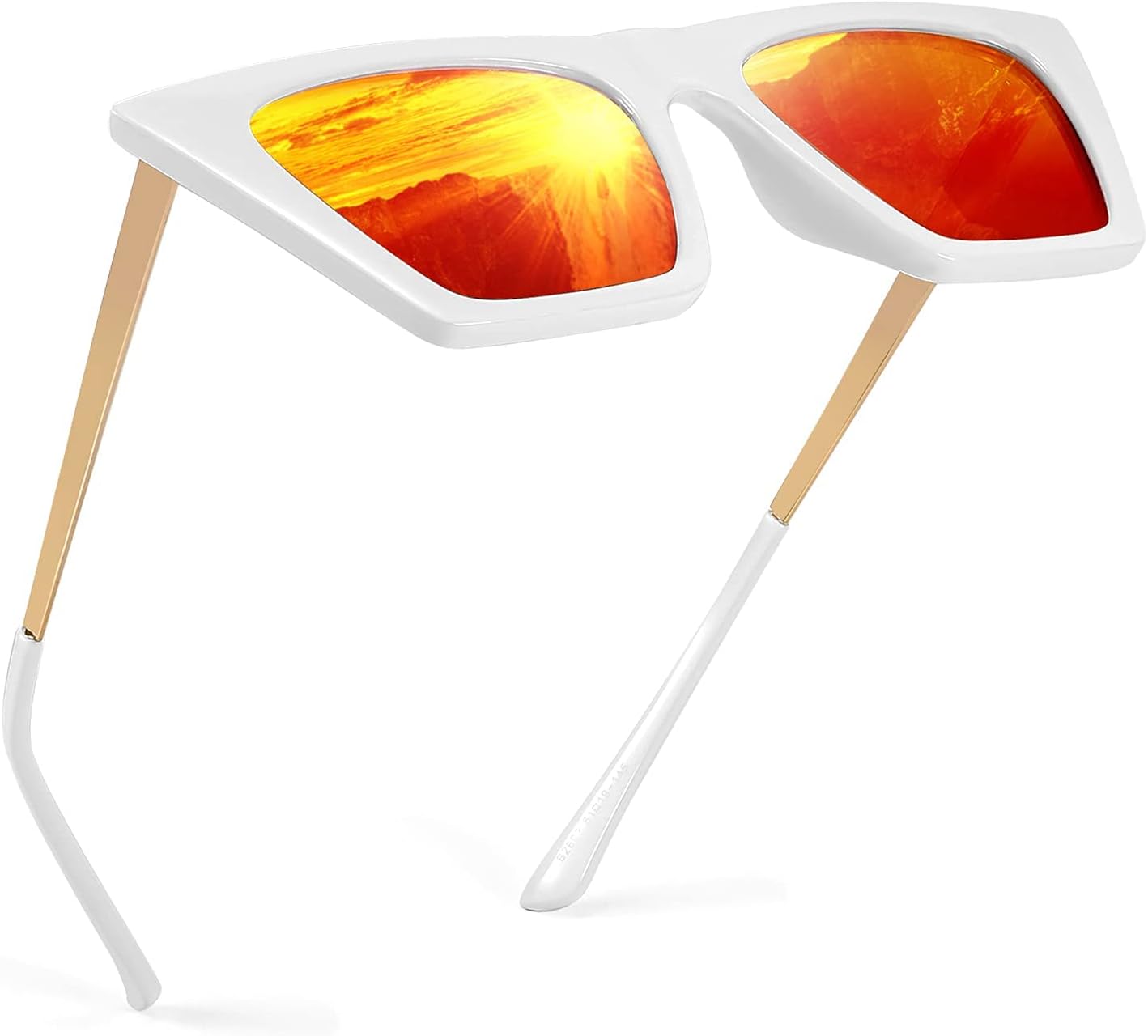 商品图片 19 | B08R8QL6DQ | FEISEDY Vintage Polarized Square Cat Eye Sunglasses Women Trendy Fashion Cateye Polarized Sunglasses B2692