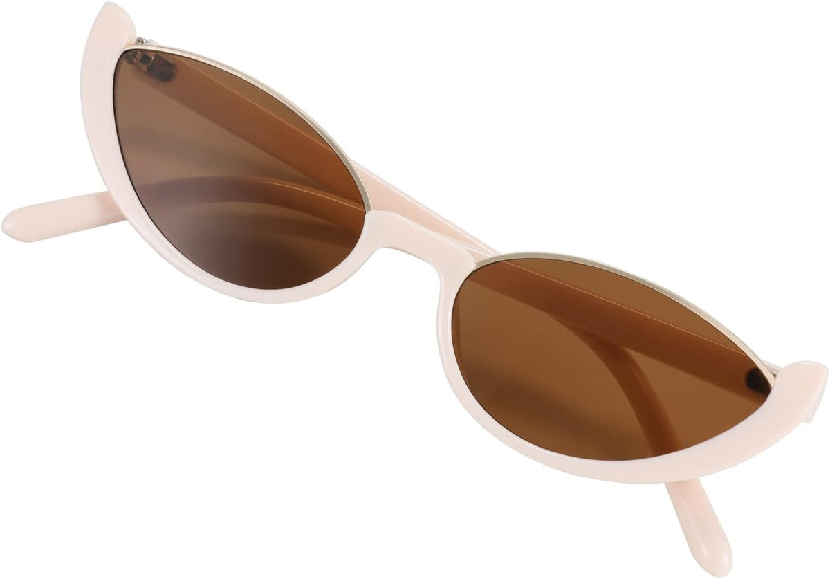 ÉÌƷͼƬ 3 | B09P86RSS8 | FEISEDY Fashion Small Cat Eye Sunglasses for Women Retro Trendy Cool Sun Glasses B2864