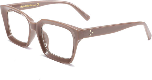 As is Shown / 50 Millimeters | B07KVT52T6 | FEISEDY Glasses Frame Womens, Square Thick Eyeglasses Frame, Classic Eyewear for Men B2461