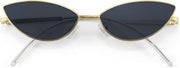 Smoke / 58 Millimeters | B07B92DM28 | FEISEDY Y2K Sunglasses for women Men Fashion Cateye Designer B2298