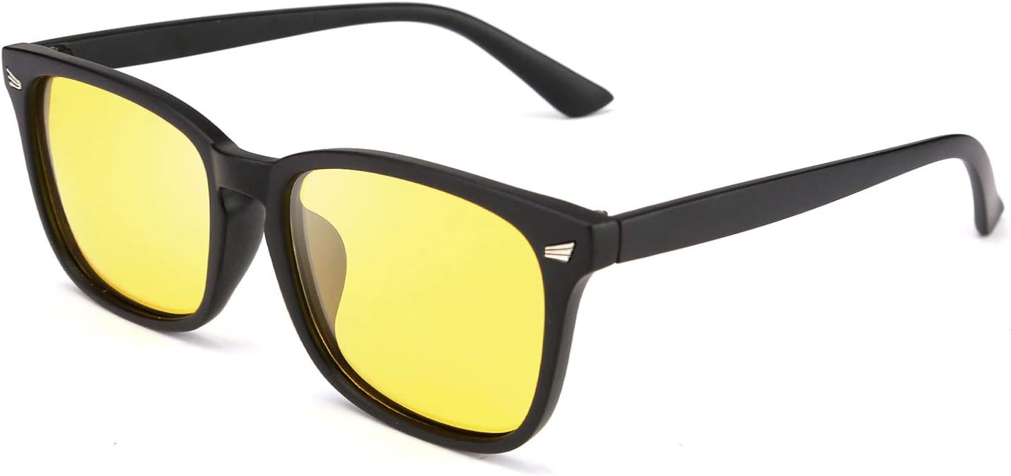03 Yellow / 53 Millimeters | B0858Y6N93 | FEISEDY Square Horn Polarized Sunglasses Colorful Sunglasses for Men and Women B2568