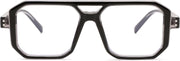 Black Grey Frame / 50 Millimeters | B0D3P8WG1F | FEISEDY Blue Light Blocking Glasses, Aviator Frame Computer Reading/Gaming/TV/Phones Glasses for Women Men B0165