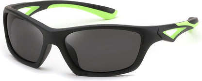 Black Frame Grey Lens / Medium | B0D1GFZ5V8 | FEISEDY Kids Polarized Sunglasses TR90 Sports Cycling Glasses UV400 for Boys Girls Age 3-10 B0160