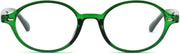 Transparent Green / 47 Millimeters | B0DYHQKQDJ | FEISEDY Vintage Oval Blue Light Glasses for Women Men Stylish Lightweight 90s Eyeglasses Fake Nerd Y2k Eyewear Frame B0242