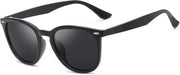 005 Black Frame/Grey Lens / 52 Millimeters | B0D86Y1H1F | FEISEDY Retro Photochromic Classic Polarized Sunglasses for Women Men Trendy Style Vintage Sunnies B1123