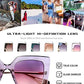 商品图片 90 | B08HVPGJW5 | FEISEDY Sunglasses Womens Trendy, Oversized Square Shades, Pearl Inlay Cat Eye Frame UV400 Protection B2625