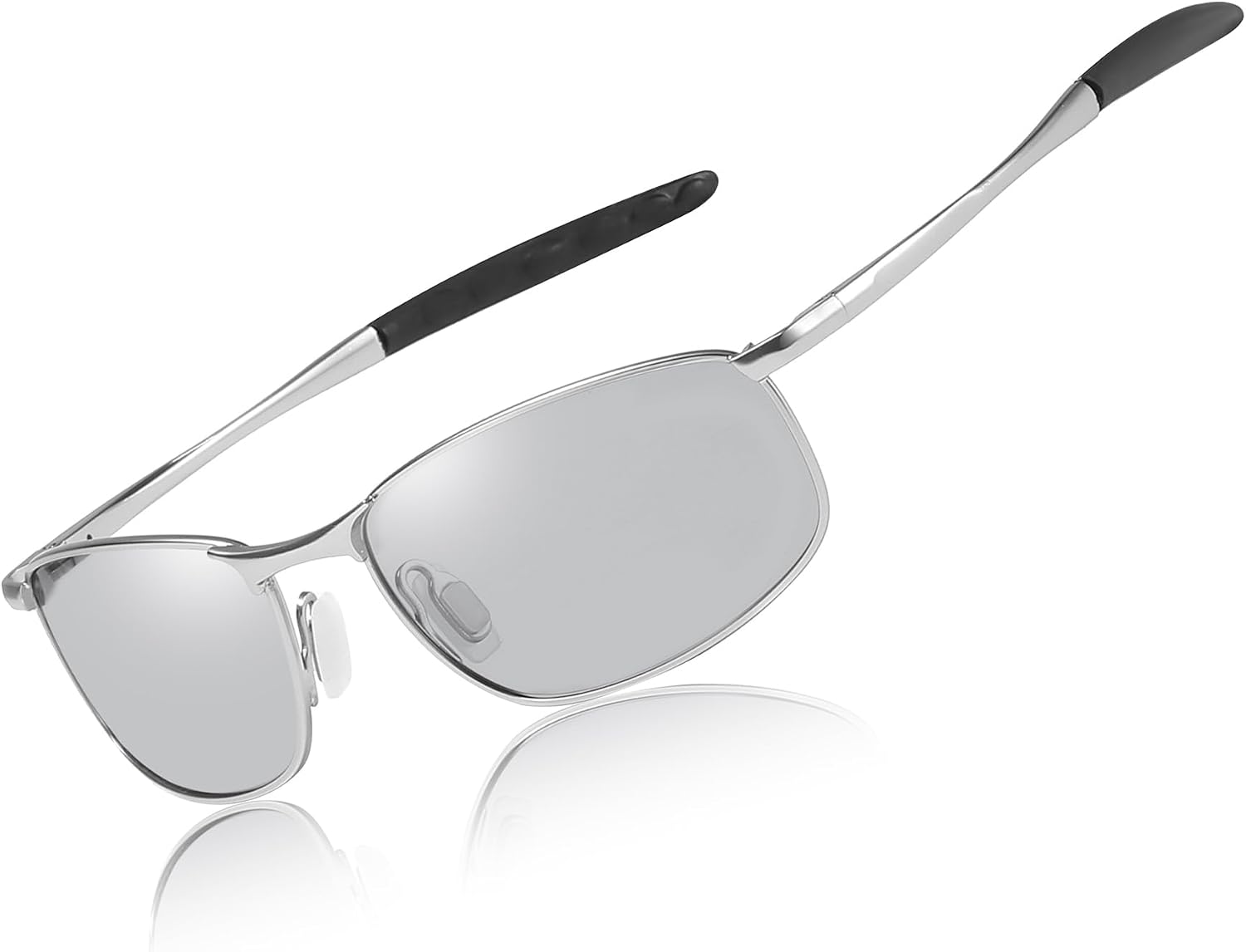 商品图片 48 | B07GSRV2H5 | FEISEDY Rectangle Polarized Square Sunglasses for Men Women B2444
