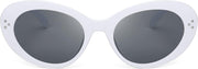 ÉÌƷͼƬ 15 | B0B2W7SH52 | FEISEDY Y2k Oval Sunglasses Womens Thick Bold Retro Clout Goggles Round Cateye Shades B2313
